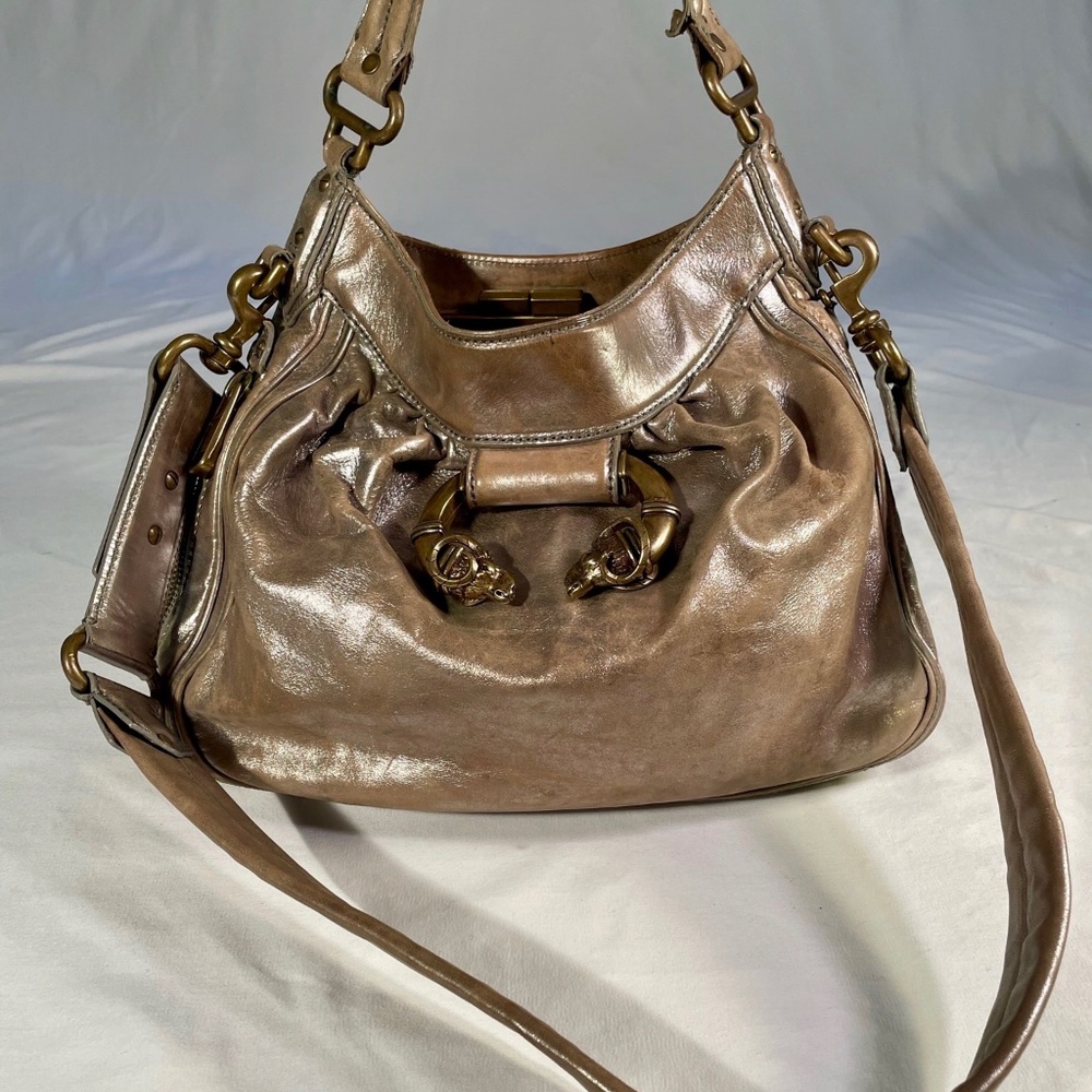 Derek Lam Metalic Silver Hobo Bag